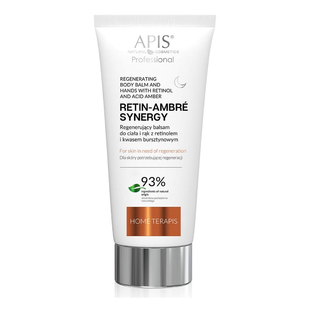Apis Retin Ambre Synergy Regenerating Body and Hand Balm with Retinol and Succinic Acid for Skin with Discoloration Needing Regeneration Night 200ml