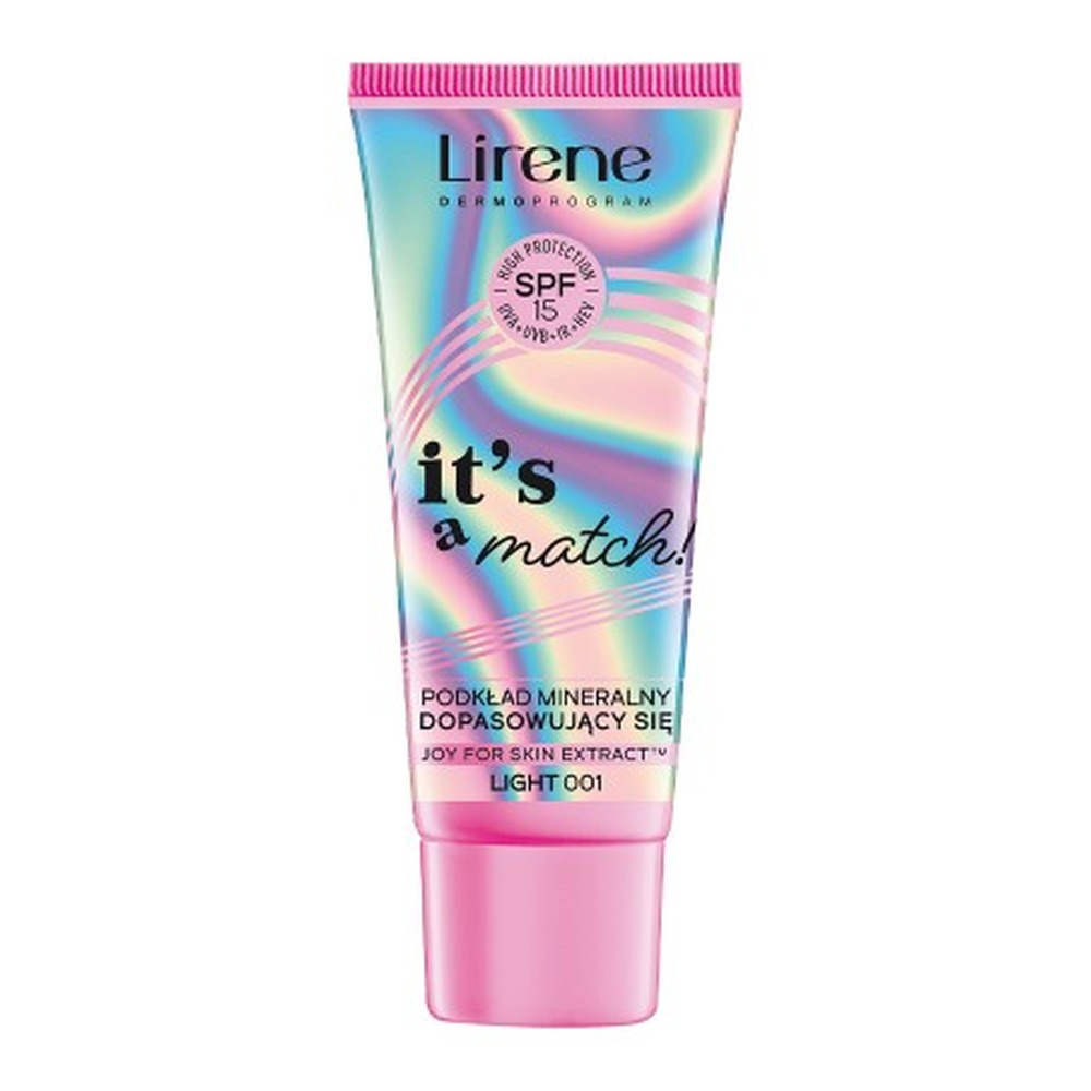 Lirene It's a Match! Podkład Mineralny Dopasowujący się SPF15 Nr 001 Light 30ml