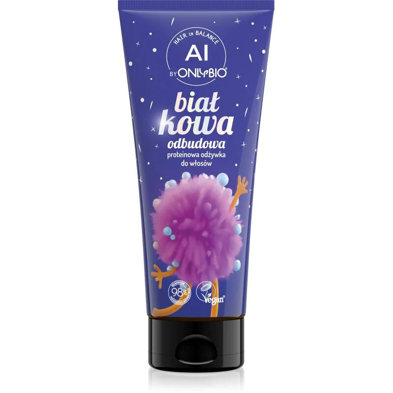 OnlyBio Hair in Balance AI Białkowa Odbudowa - Odżywka Proteinowa 200ml