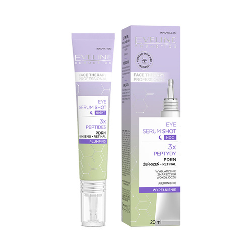 Eveline Serum Shot serum pod oczy nocne 3x peptydy 30 ml