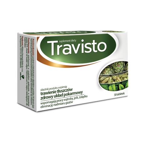Aflofarm Travisto Wsparcie Trawienia Tłuszczów 30 + 10 Tabletek
