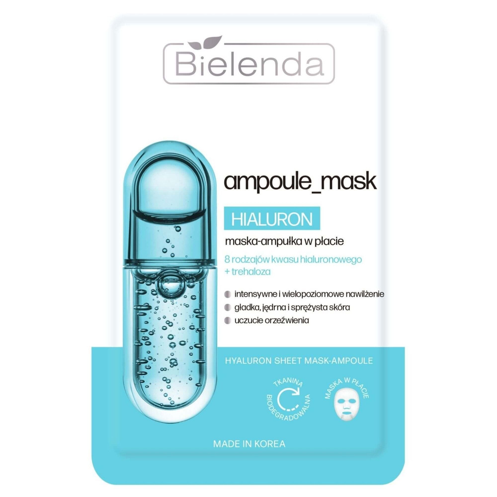 Bielenda Ampoule Mask Hyaluron Sheet Mask 1pc