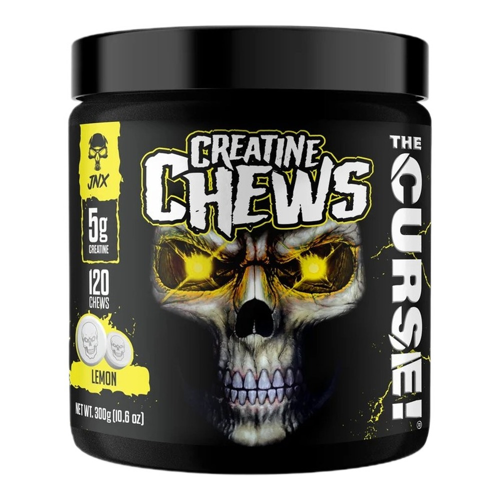 JNX Sports The Curse! Kreatyna do Żucia Cytryna 120 tabletek do żucia