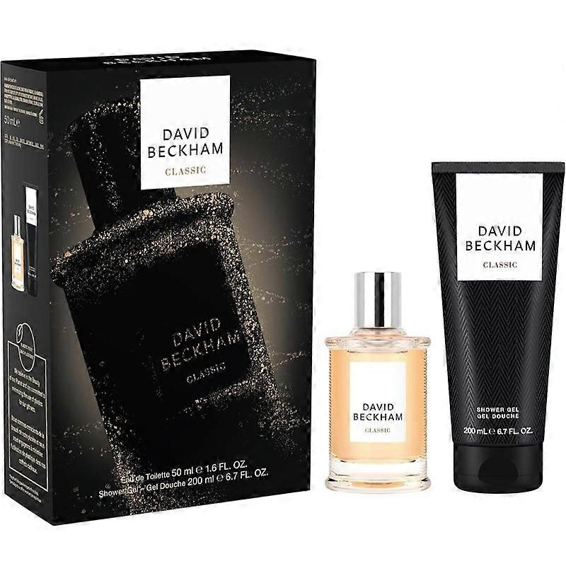 David Beckham Classic Gift Set Woda Toaletowa 50ml EDT Żel pod Prysznic 200ml Zestaw dla Mężczyzn 1 Sztuka