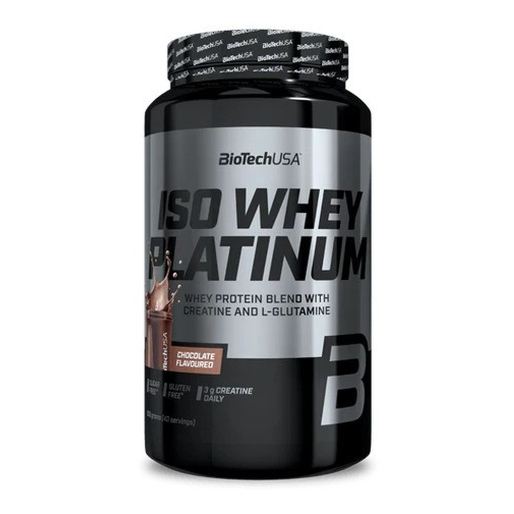 BioTechUSA Iso Whey Platinum Białko serwatkowe, Czekolada 908g