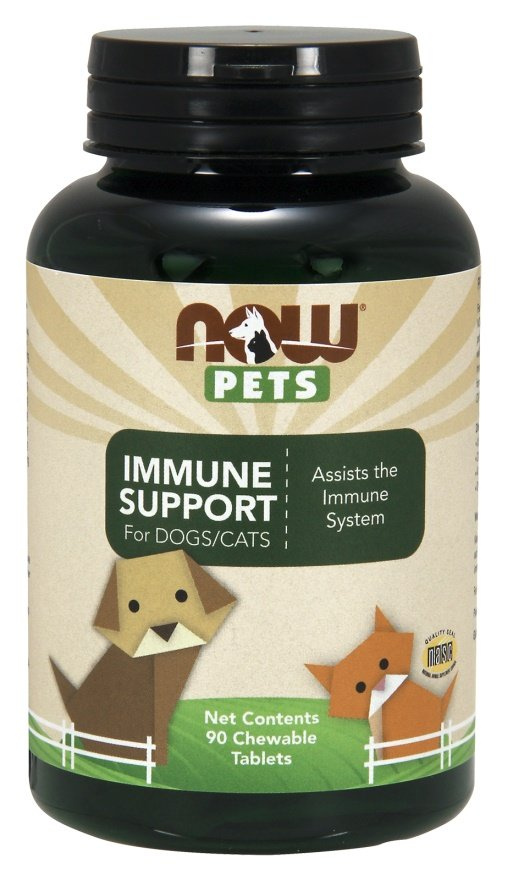 Now Foods Pets Immune Support Wspiera Odporność Organizmu 90 Tabletek