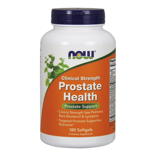Now Foods Prostate Health Clinical Strength Supports Prostate Health 180 Softgels