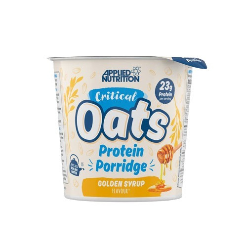 Applied Nutrition Critical Oats Protein Porridge Golden Syrup For Athletes 12 x 60g