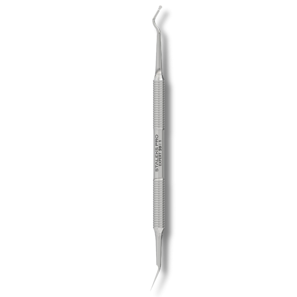 Staleks Pro Expert 20 Type 1 Pedicure Curette And Cleaner Dual-Ended Tool 15cm