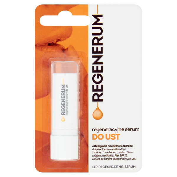 Regenerum Regeneracyjne Serum do Ust SPF15 5ml