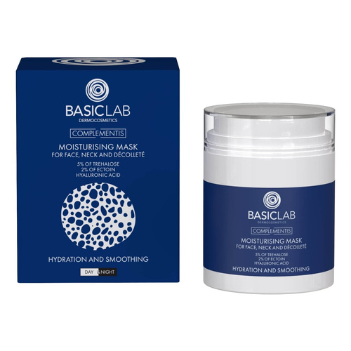 BasicLab Dermocosmetics Complementis Nawilżająca Maska do Twarzy Szyi i Dekoltu 50ml