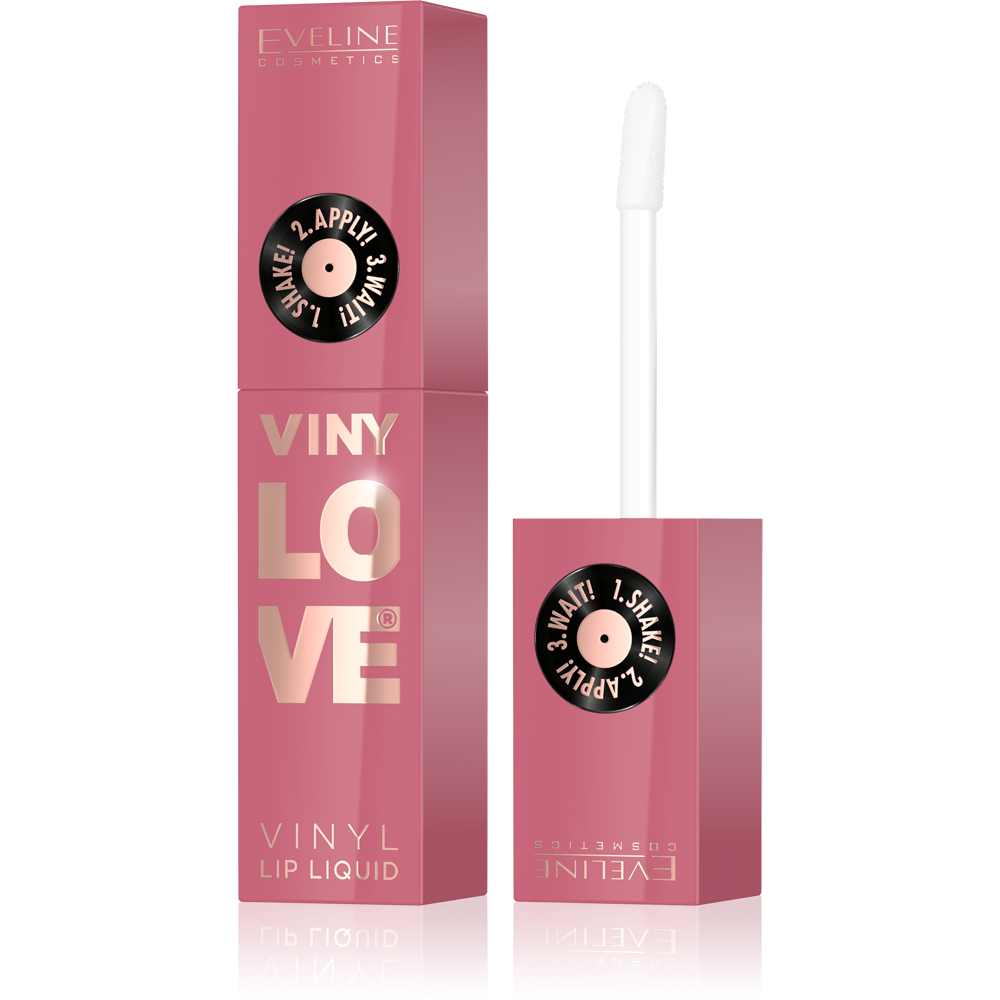 Eveline VinyLove Płynna Pomadka Winylowa z Efektem Gloss Nr 05 Rosy 4 ml