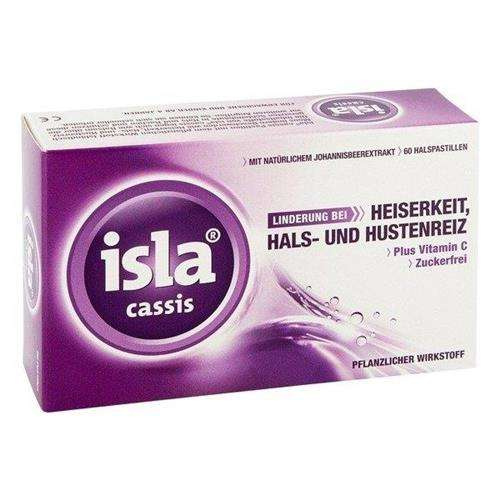 Isla Cassis Relieves Cough and Hoarseness with Vitamin C 30 Lozenges