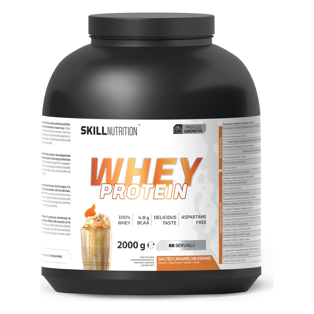 Skill Nutrition Whey Protein WPC 80 Salted Caramel Milkshake 2000g
