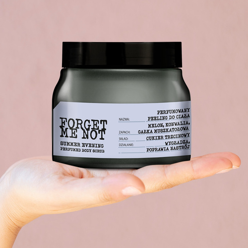 Farmona Forget Me Not Summer Evening Perfumed Body Scrub with Cane Sugar and Golden Pearl 270g