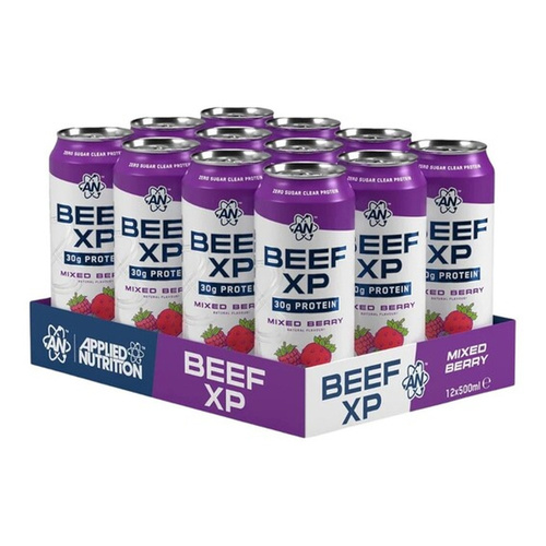 Applied Nutrition Beef XP Cans, Mixed Berry 12 x 500ml