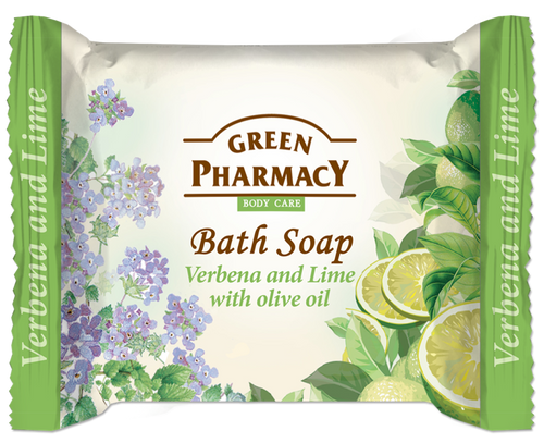 Green Pharmacy Toilet Soap with Extract of Verbena Lime and Olive Oil 100g