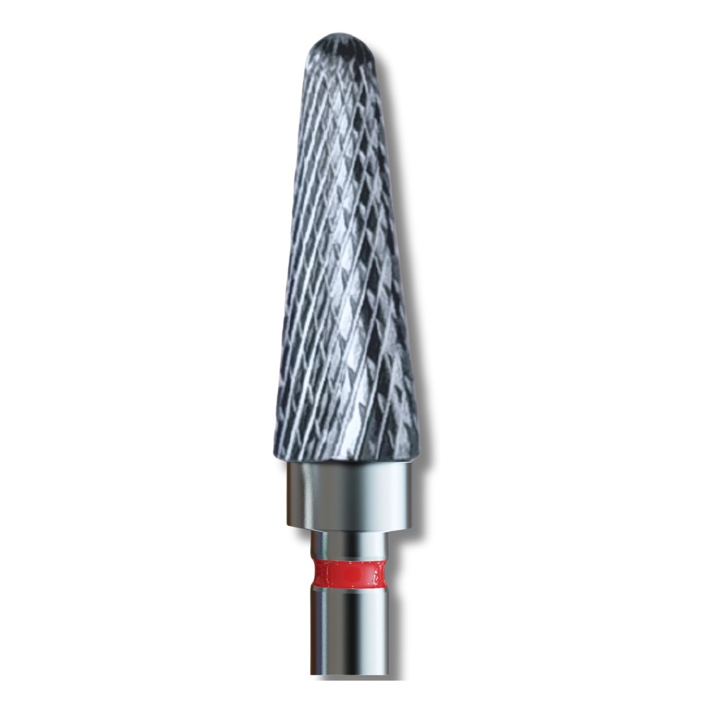 IQ Nails Tungsten Carbide Nail Drill Bit Fine Crosscut 5mm Rounded Cone Manicure Pedicure 200.140.050 1 Piece