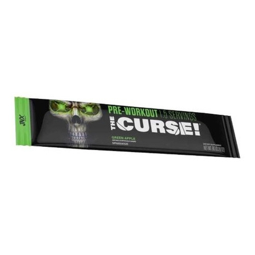 JNX Sports The Curse! Pre-Workout Powder Green Apple 8g