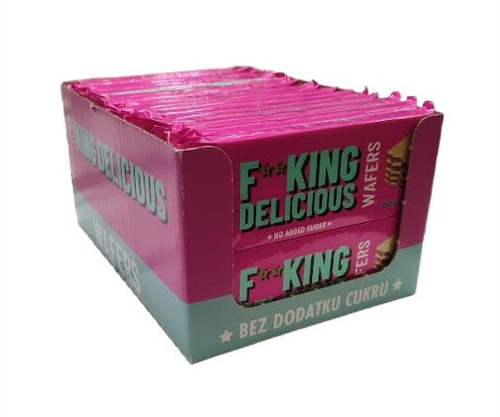 Allnutrition Fitking Delicious Wafers Wafelki Kakaowe Bez Dodatku Cukru 32 x 80g