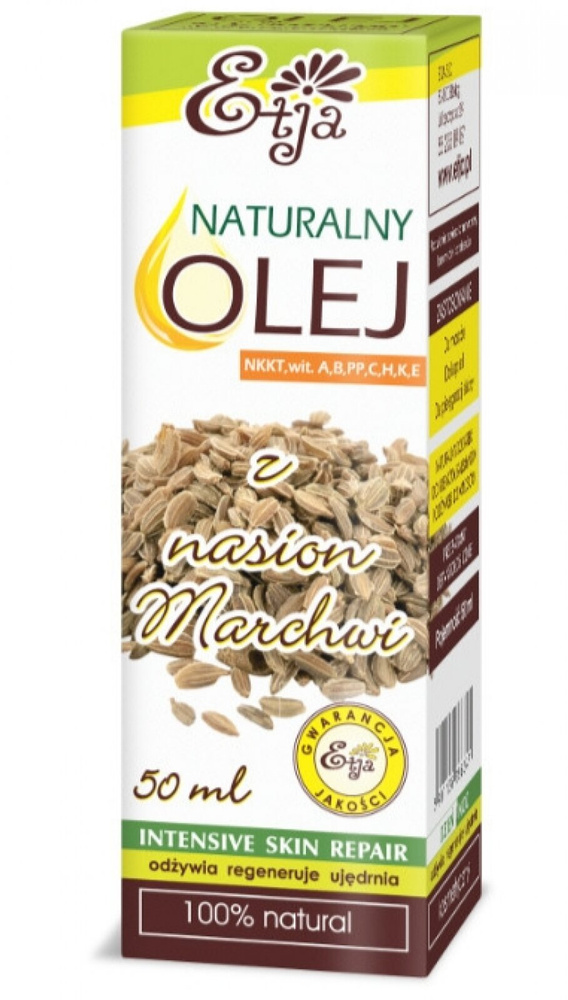 Etja Olej z Nasion Marchwi dla każdego Rodzaju Skóry 50ml