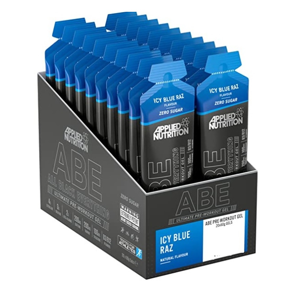 Applied Nutrition ABE All Black Everything Gel, Icy Blue Raz 20 x 60g