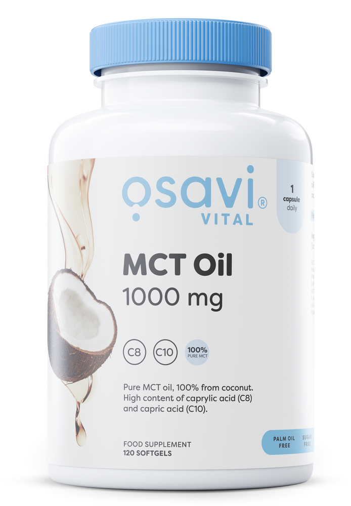 Osavi Olej MCT 1000mg z Kokosa 120 Kapsułek