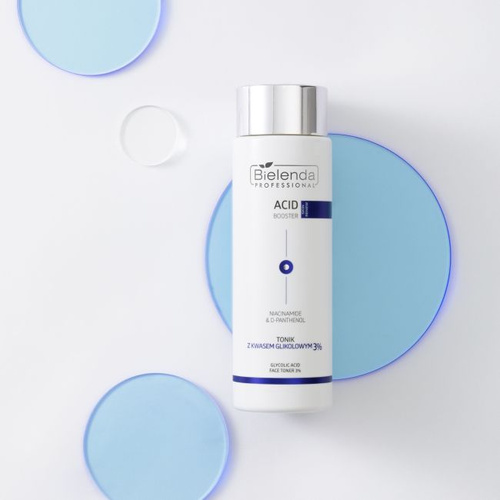 Bielenda Professional Acid Booster Toner with Glycolic Acid 3% for Mature and Oily Skin 200ml
