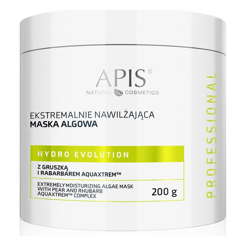 Apis Professional Hydro Evolution Ekstremalnie Nawilżająca Maska Algowa z Gruszką i Rabarbarem Aquaxtrem™ dla Skóry Odwodnionej 200g
