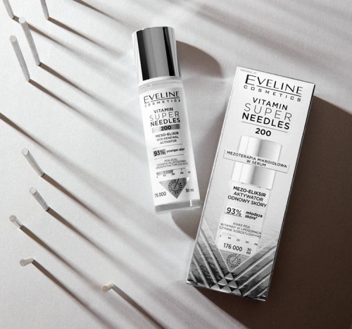 Eveline Super Needles Vitamin 200 Mezo-Eliksir Aktywator Odnowy Skóry 30ml