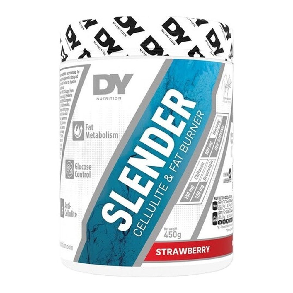 Dorian Yates Slender Cellulite and Fat Burner for Weight Management Strawberry 450g