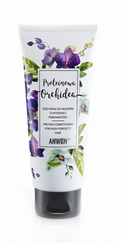 Anwen Proteinowa Orchidea Wygładzająca Odżywka do Włosów Wysokoporowatych 200ml