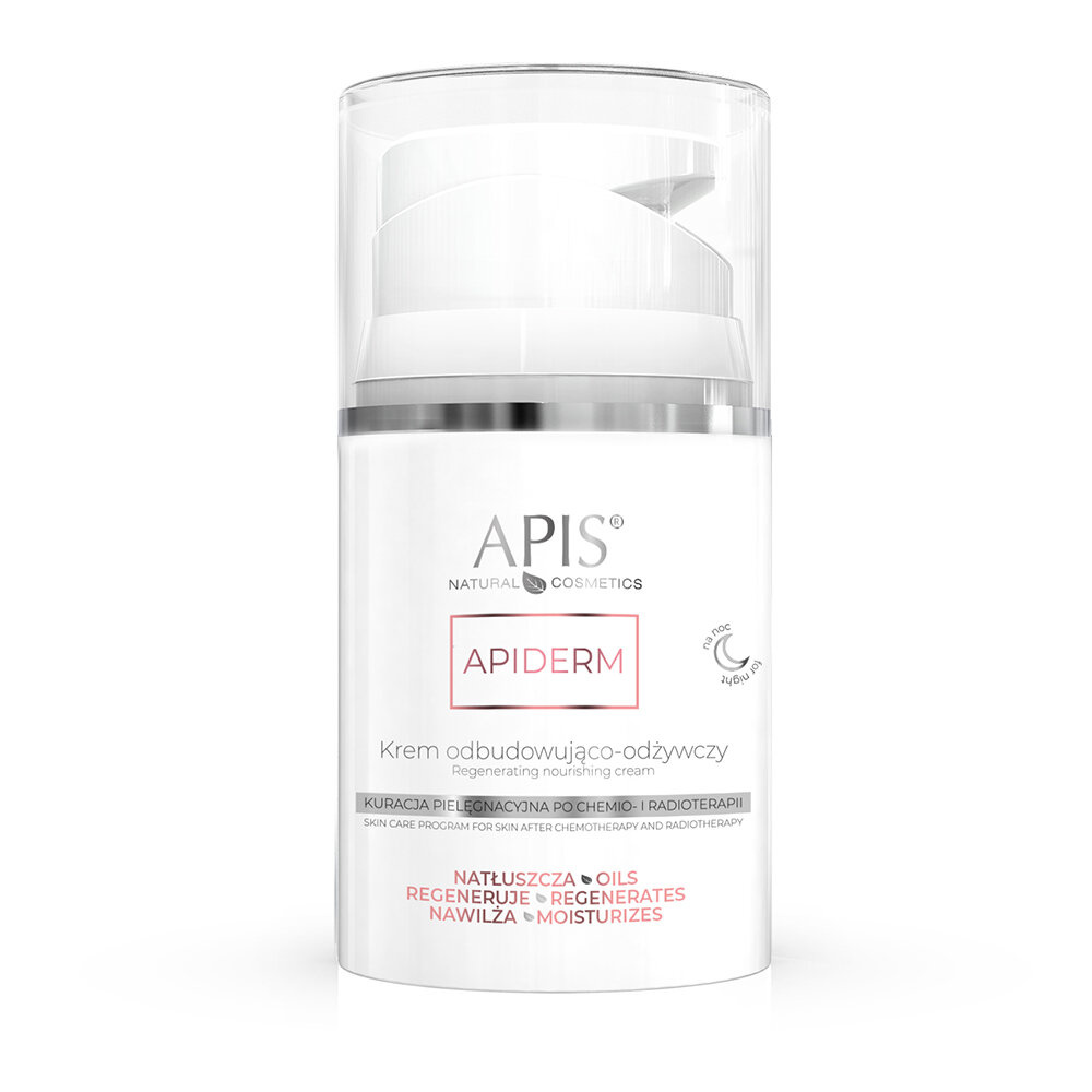 Apis Apiderm Regenerating and Nourishing Cream after Chemotherapy Radiotherapy Very Dry Skin Night 50ml