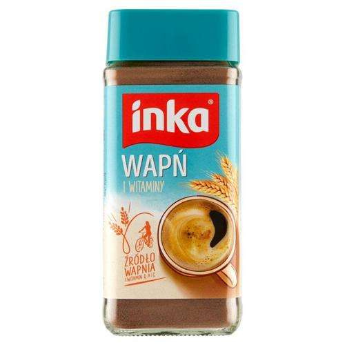 Inka Wapń i Witaminy Rozpuszczalna Kawa Zbożowa Wzbogacona w Wapń i Witaminy D A i C 100g