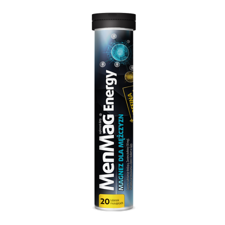 MenMag Energy Preparat Magnezowy dla Mężczyzn 20 Tabletek