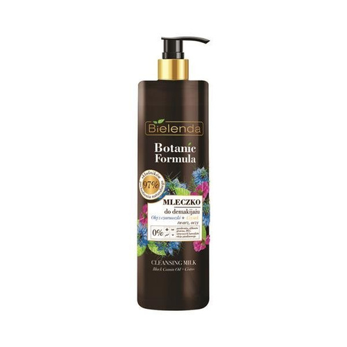 BIELENDA BOTANIC Formula Black Oil + Cleaning Makeup Remover Milk 200ml
