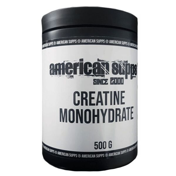 American Supps Monohydrat Kreatyny w Proszku Na Siłę i Masę Mięśniową 500g