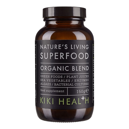 KIKI Health Nature's Living Superfood Zielony Odkwaszający Suplement Na Wsparcie Trawienia 150g