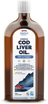 Osavi Norweski Tran z Wątroby Dorsza z 1000mg Omega 3 o Smaku Cytrynowym 500ml