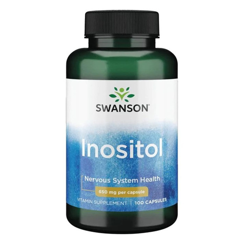 Swanson Inositol 650mg 100 Capsules