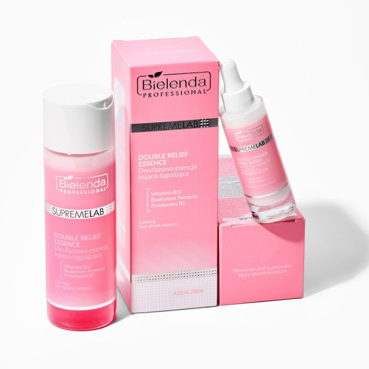 Bielenda Professional Supremelab Azelac Derm Dwufazowa Esencja Kojąco-Łagodząca do Skóry Wrażliwej i Reaktywnej 30ml