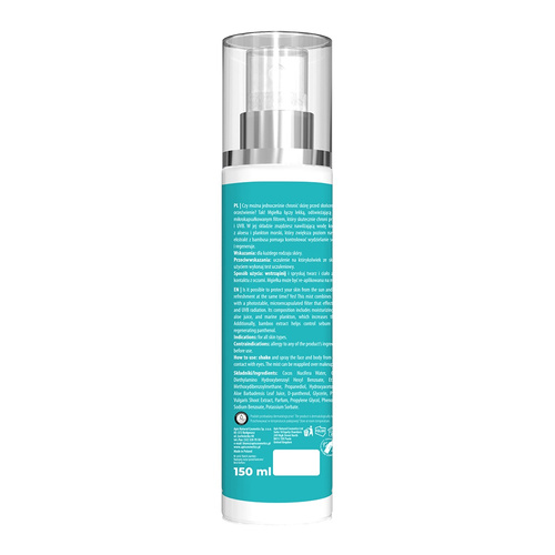 Apis Pure Sun Waterproof Protective Mist for Face and Body SPF 50 for All Skin Types 150ml