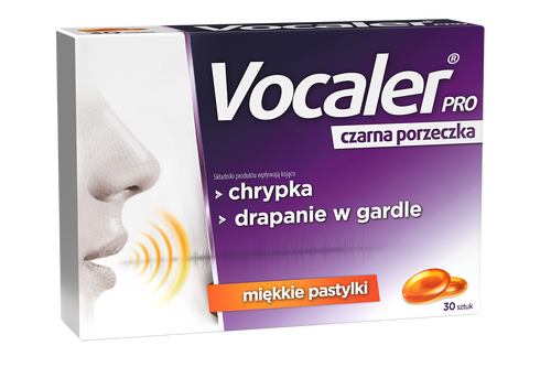 Vocaler Pro Blackcurrant Soft Lozenges for Hoarseness and Scratching in Throat 30 Pieces Best Before 31.10.26