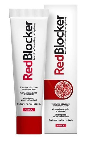 REDBLOCKER Krem do skóry naczynkowej na noc 50ml