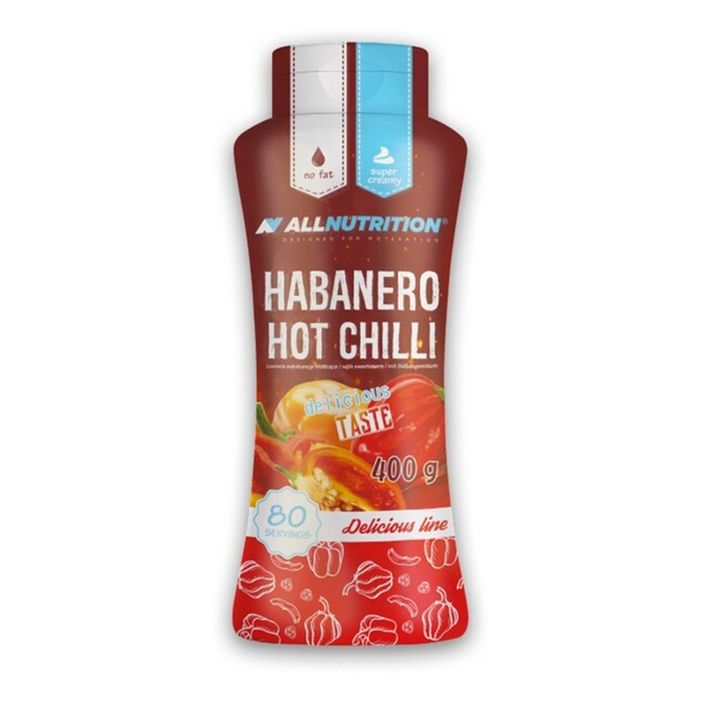 Allnutrition Habanero Hot Chilli Sauce Low Calorie for Diet 400g