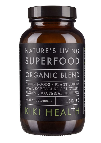 KIKI Health Nature's Living Superfood Green Alkalising Supplement For Digestive Support 150g