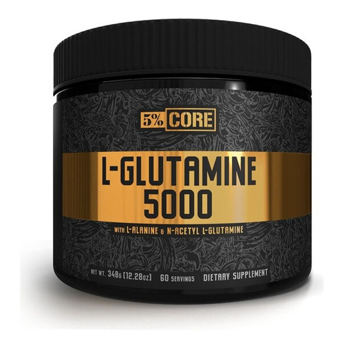 5% Nutrition L-Glutamine 5000 Core Series, Unflavoured 348g