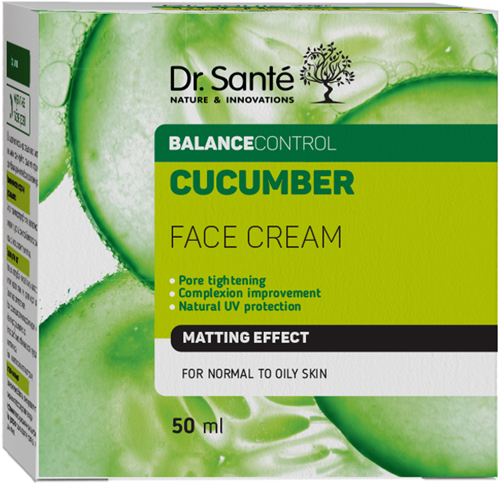 Dr.Sante Cucumber Balance Control Krem do Twarzy dla Skóry Normalnej i Tłustej 50ml
