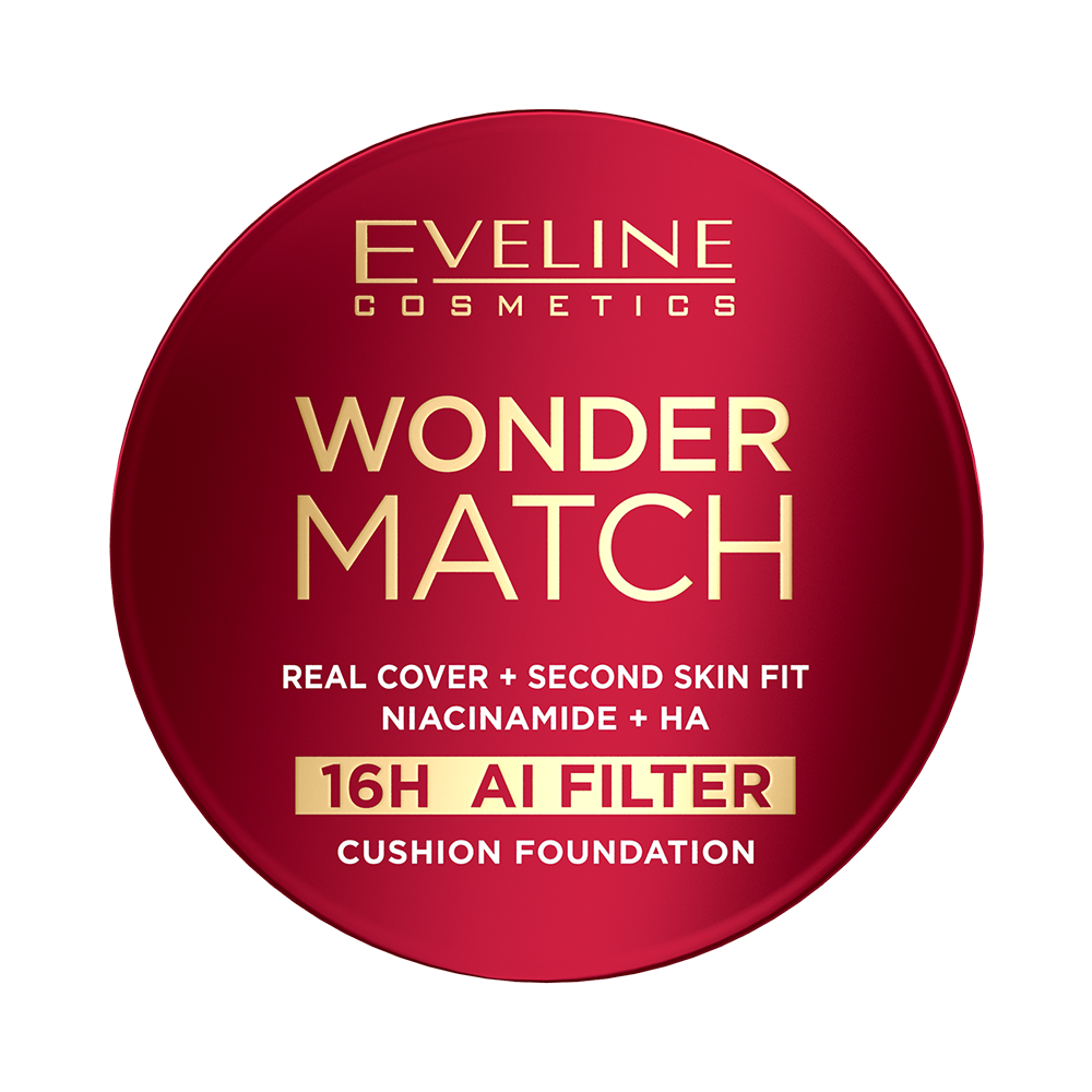 Eveline Wonder Match full coverage cushion foundation 02 Vanilla 15 g
