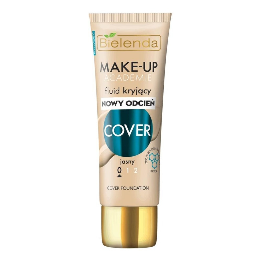 Bielenda Make-Up Academie Cover Fluid Covering No. 0 Light for Oily and Combination Skin 30g
